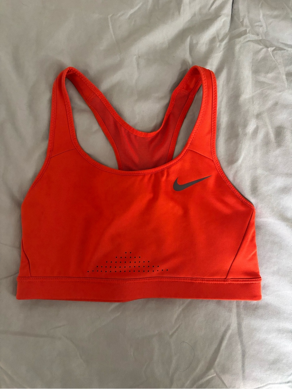 Nike Orange Racerback Sports Bra